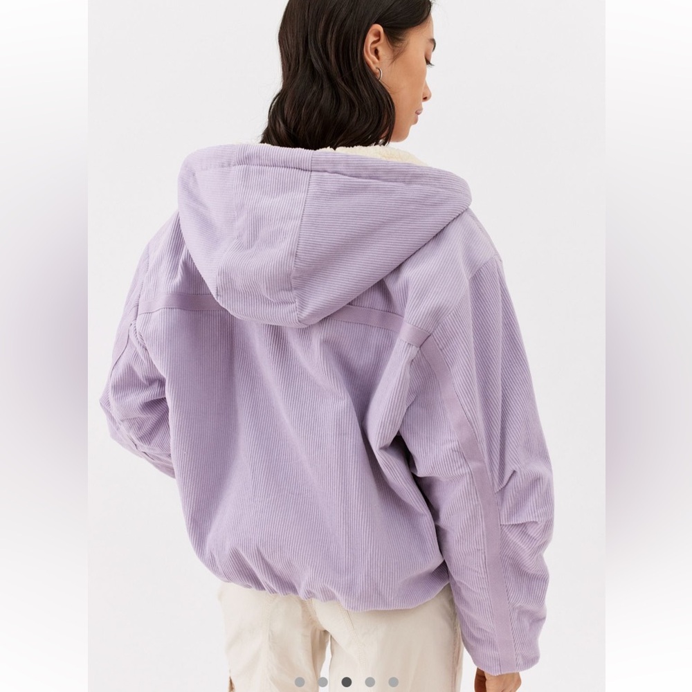 Urban Outfitters Corduroy Zip-Up Hooded Jacket - Picture 2 of 4